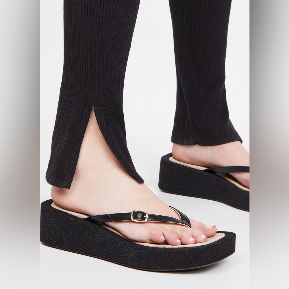 Jacquemus Les Tatanes Lin flatform platform flip flop sandal - Picture 6 of 8